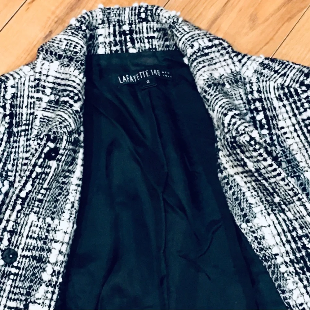 Lafayette 148 tweed blazer jacket coat workwear career luxury profession… - Picture 8 of 10